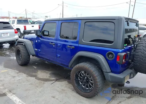 2019 Jeep Wrangler Unlimited Sport S 4X4 from USA, damaged, VIN 1C4HJXDNXKW646905